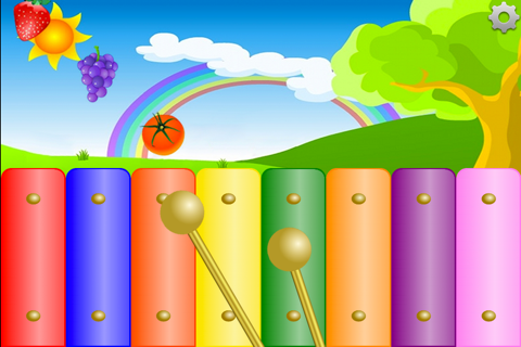 Kids Fruit Xylophone Lite screenshot 2