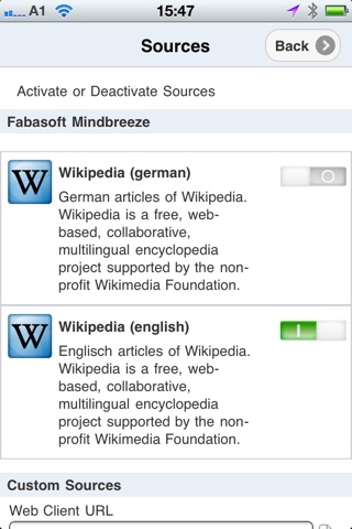 Mindbreeze for Wikipedia screenshot 4