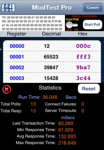 GSI Modbus Test Pro screenshot 3