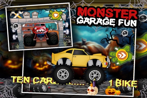 Monster Car Garage Fun screenshot 2