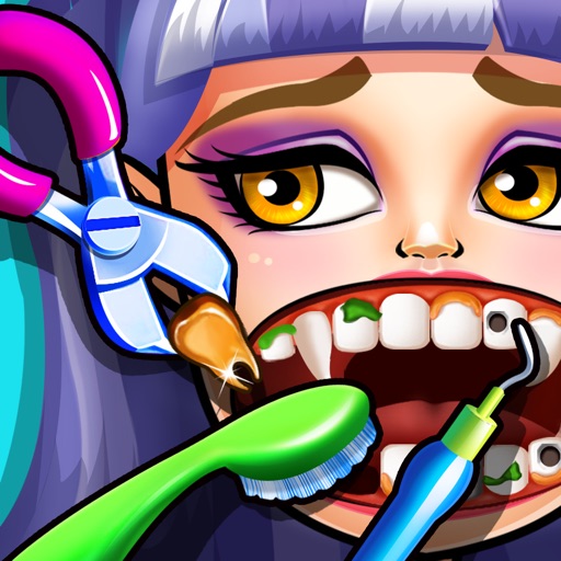 Crazy Girls Games - kids dentist icon