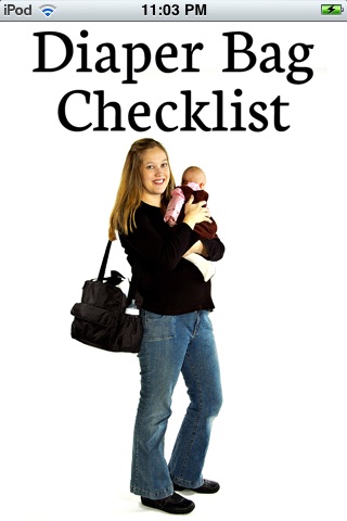 Diaper Bag Checklist screenshot 2