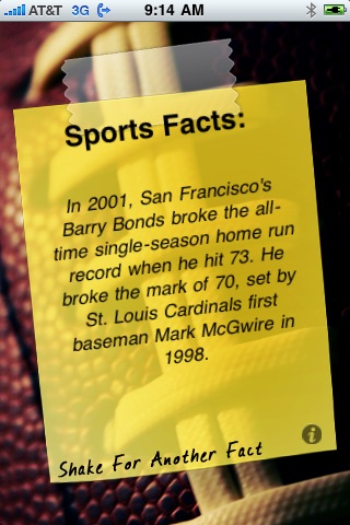 Sports Factoids screenshot 4