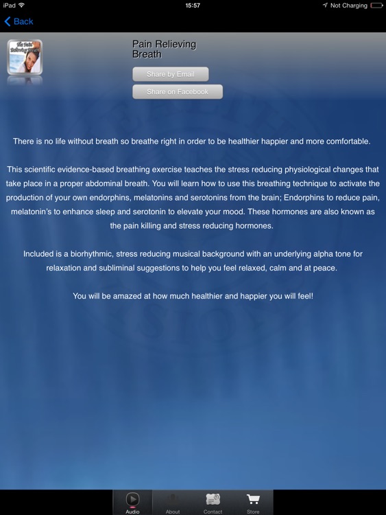 Pain Relieving Breath for iPad