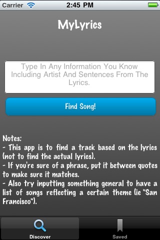 MyLyrics Plus - L'applicazione per trovare una canzone dal testo screenshot 2