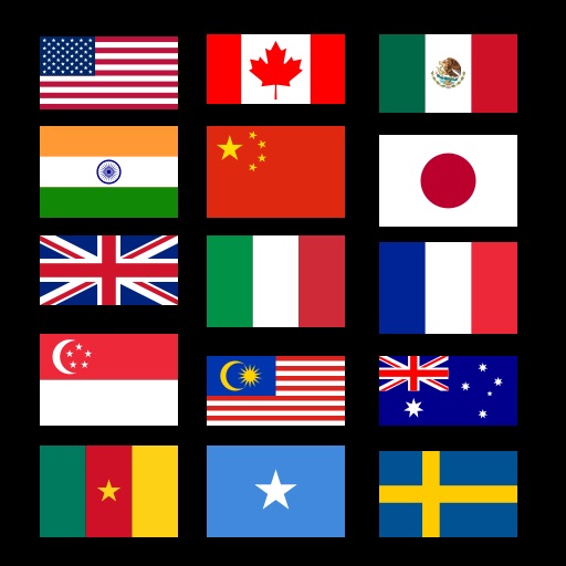 Tidels Country Flags icon