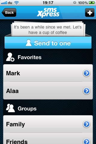 SMS Xpress screenshot 2