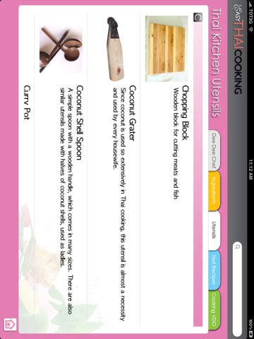 Thai Cooking for iPad screenshot 2