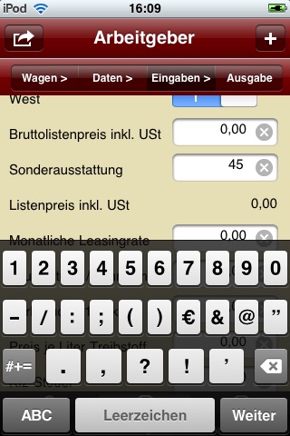 Rechner Dienstwagen screenshot 3