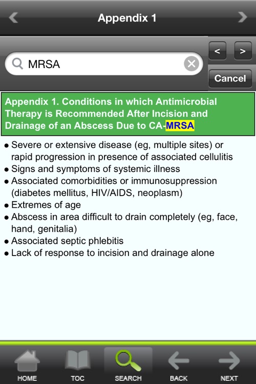 MRSA eGUIDELINE