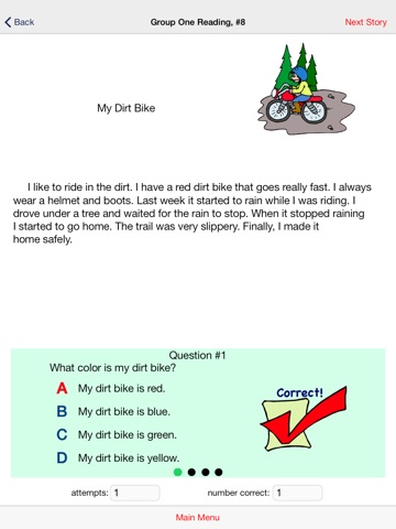 First Grade Reading Comprehension-Free screenshot 4