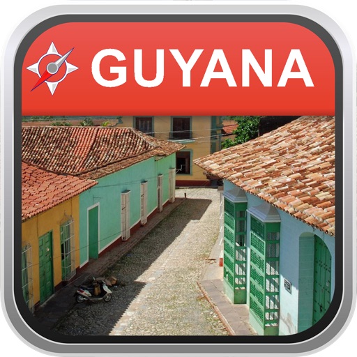 Offline Map Guyana: City Navigator Maps