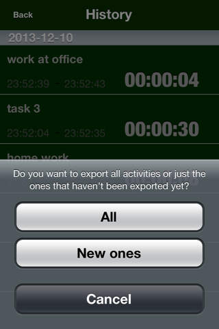 Time logger tool for track and analyze your time. Free screenshot 4