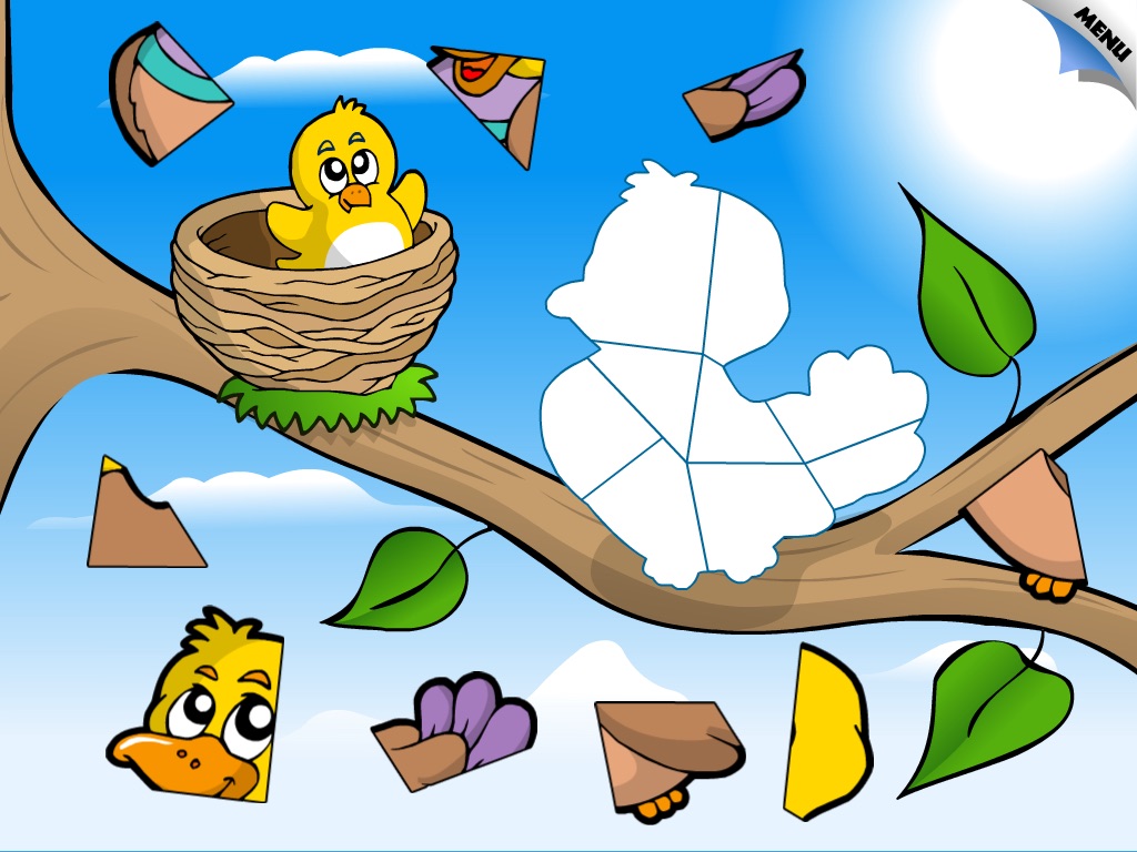 Abby Monkey® Animal Shape Puzzle for Preschool Kids: Meadow screenshot 2