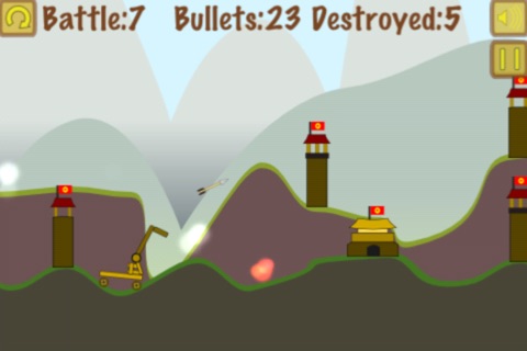 Catapult War Lite screenshot 2