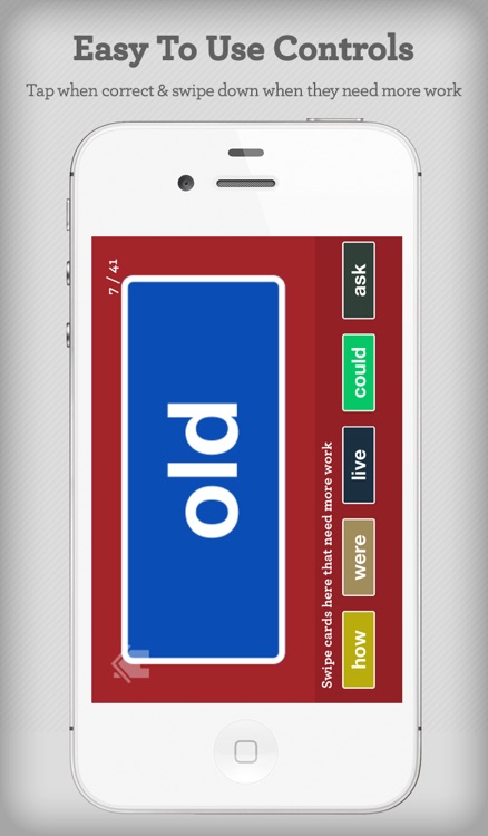 Toddler Training Tool - Reading Sight Words & Flash Cards - Preschool and Kindergarten Training App to Help Kids Learn to Read.