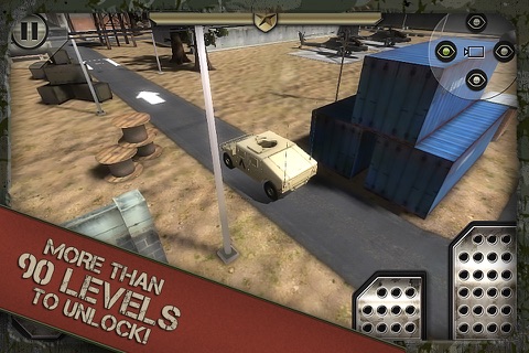 3D Army Simulator - Real Life Driving and Parking Test Run - Drive and Park Military Truck, Car and Tank screenshot 3