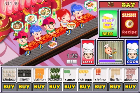 Sushi Tycoon Lite screenshot 4