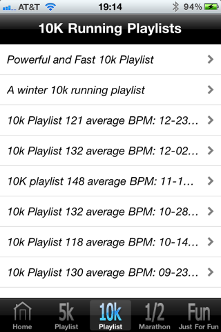 Running Music Playlists Free screenshot 3