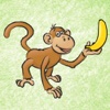 Monkey Collecting Bananas