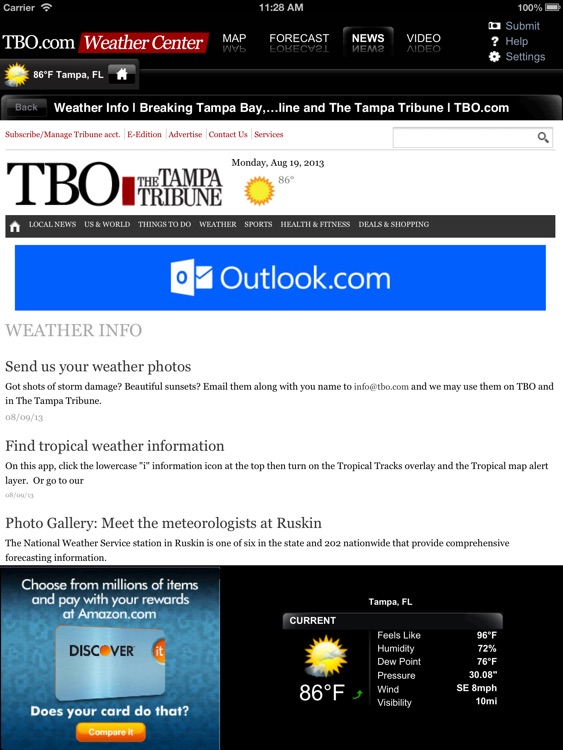Tampa Bay Weather from TBO for iPad screenshot-3