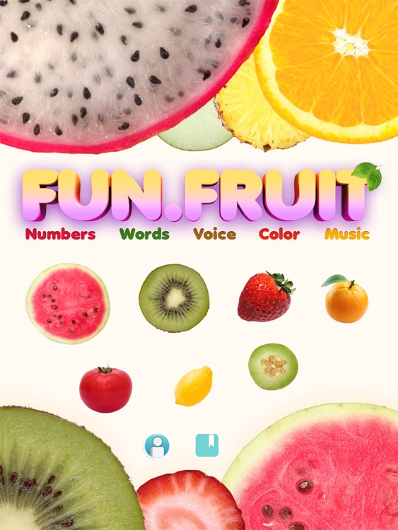 fruit 123 (HD) Lite - learning numbers and flash card for kids