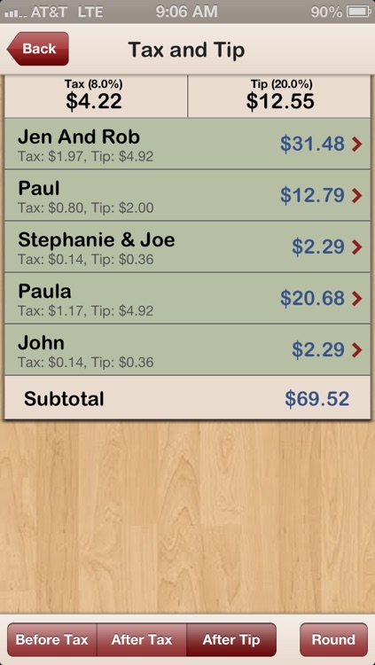 Separate Checks with QuickSplit - The Best Check Splitter / Tip Calculator...Period