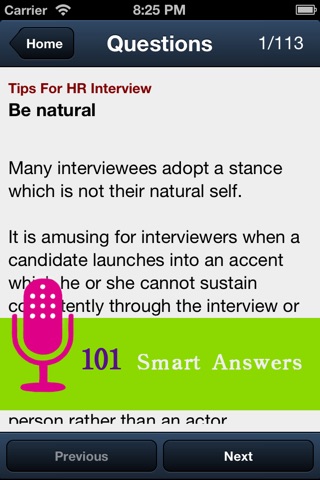 101 Smart English Interview Answers screenshot 2