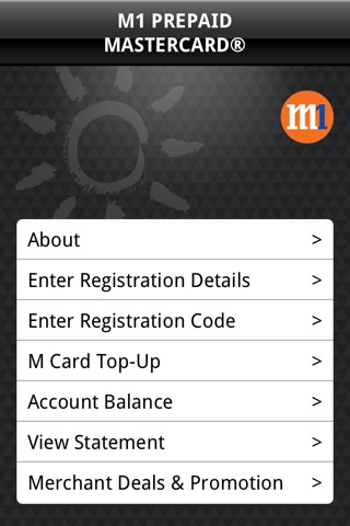 M1 Prepaid MasterCard screenshot 4