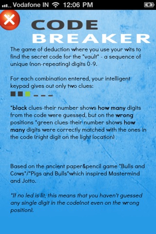 Puzzle Game Free Code Breaker screenshot 2