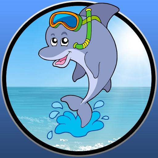 fun and dolphins for babies icon