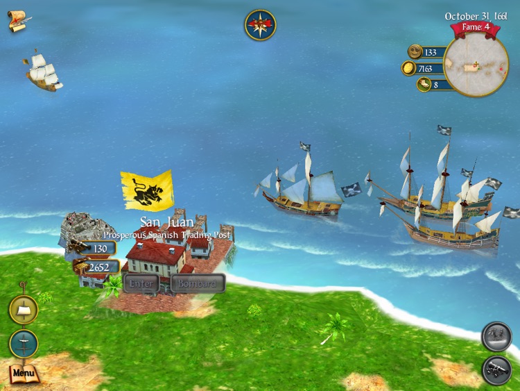 Sid Meier's Pirates! for iPad