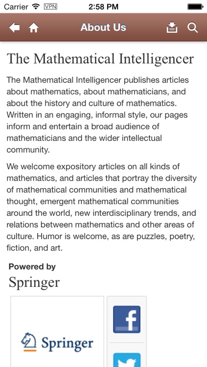 The Mathematical Intelligencer