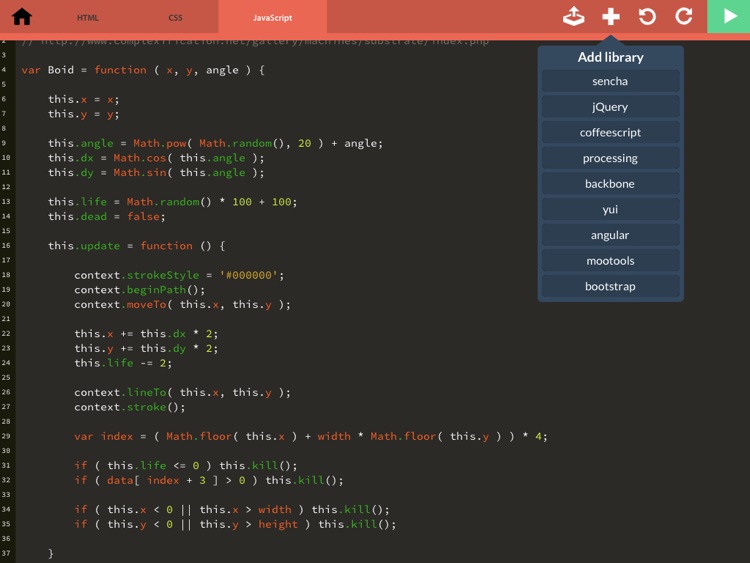 Codepad - HTML/CSS/JS programming tool