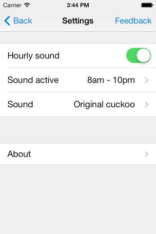 iCuckoo clock screenshot 3