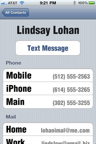 BIG Contacts - Large Font for Easier Reading screenshot 2