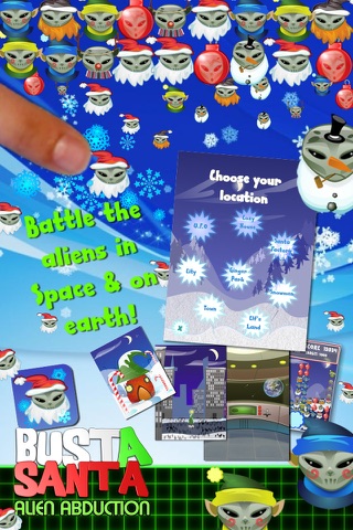 Aliens Have Stolen Santa! The Christmas Bust, Pop & Match 3 Puzzle Game - Free Present! screenshot 3