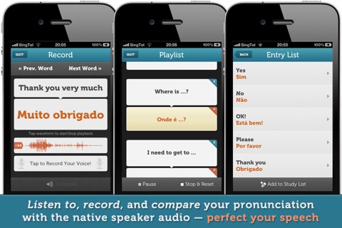 WordUP Portuguese (Iberian) LITE ~ Mirai Language Systems screenshot 3