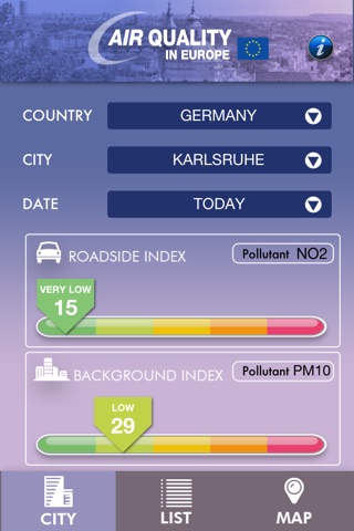 Air Quality in Europe screenshot 3