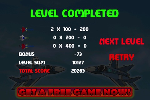 Air Combat Jet Fighter Pilot - Pixel Top Shooter Classic Free screenshot 4