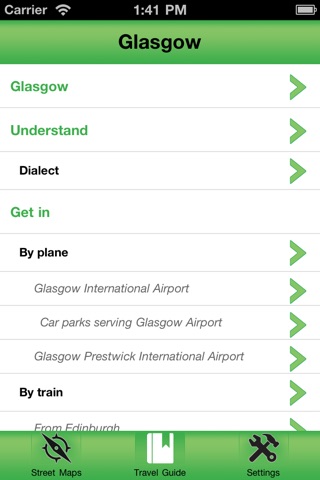 Glasgow Offline Street Map screenshot 2