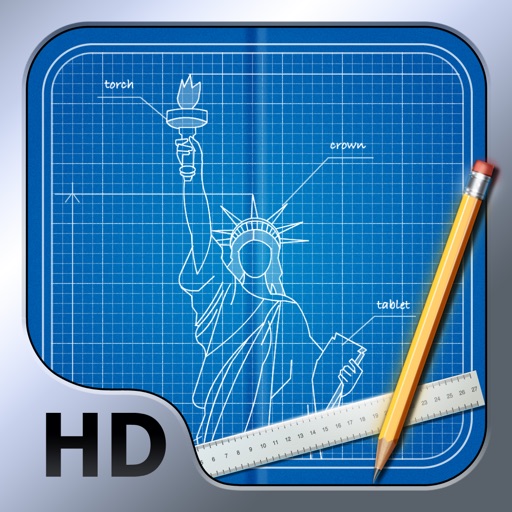 Blueprint 3D HD Icon