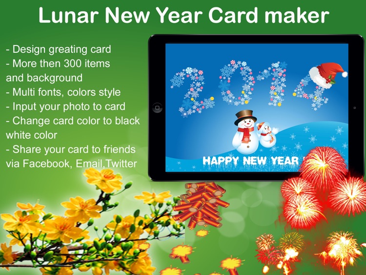 Lunar New Year Card maker for iOS 7