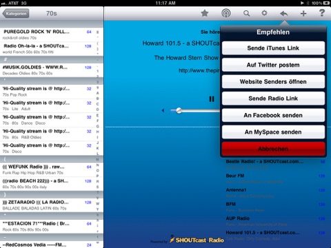 Radio - iPad Edition screenshot 3