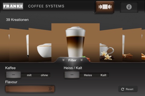 Coffee Ideas by Franke - iPhone Edition screenshot 3