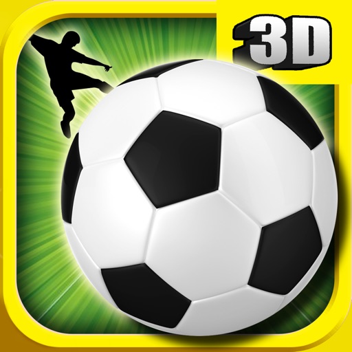 A Keepy Uppy 3D : Kick Ups - The Best Super Soccer Ball Juggling Football Skills Game 2014 iOS App