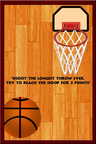 3 Points Long Shot : The Basket Ball Crazy Throw - Free Edition screenshot 2