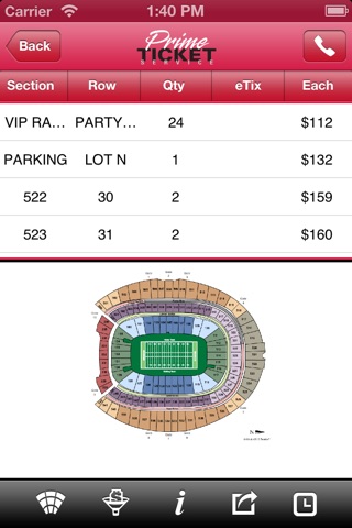 Prime Ticket Service screenshot 3