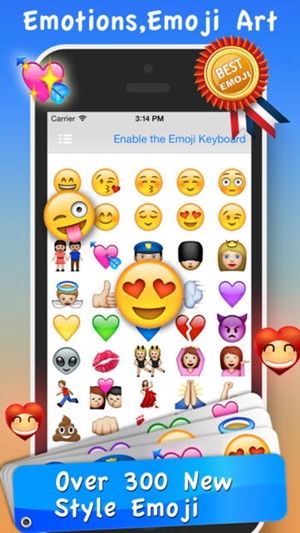 Emoji Emoticons & Animated 3D Smileys PRO - SMS,MMS Faces St(圖1)-速報App