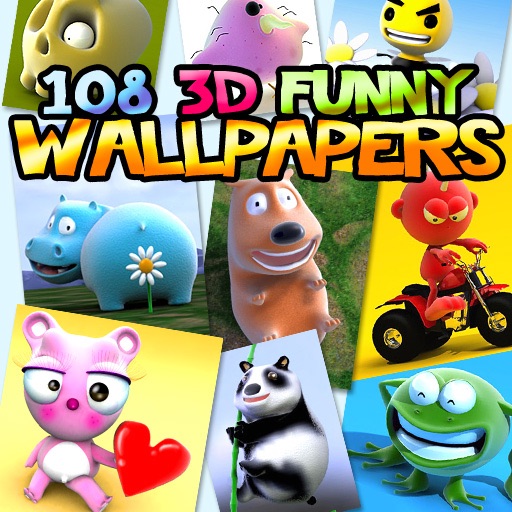 108 3D Funny Wallpapers icon